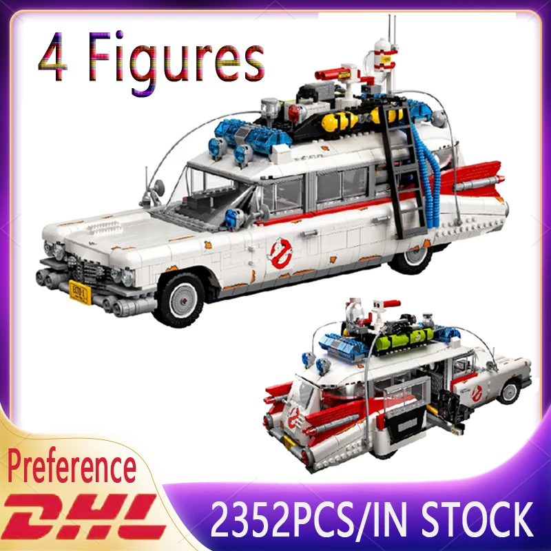 

Hot 2352PCS Movie Series Ghostbusters Ecto-1 Car 10274 With 50016 Model Building Block Bricks Kids Toys Birthday Christmas Gift