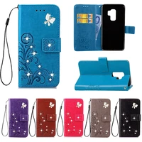 wallet case for samsung card holder slots case pu leather kickstand with wrist strap tpu shockproof samsung case