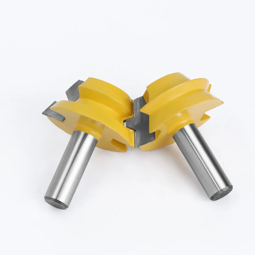 2 шт. 12 мм 1/2 дюйма фрезы с хвостовиком торцовочные шипы 22 5 градусов набор