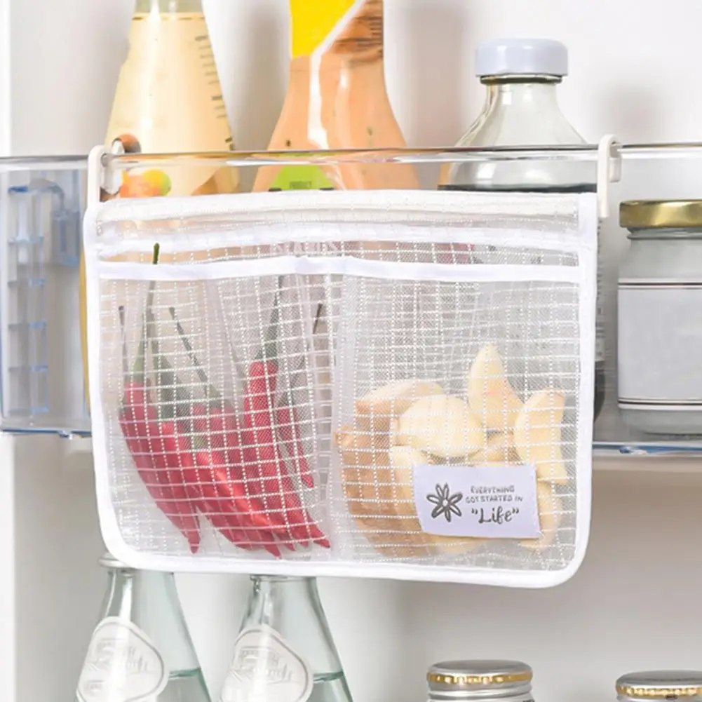 

2Pcs Wonderful Long Lasting Multi-functional Space Saving Hanging Storage Holder for Kitchen Storage Bag Sundries Bag