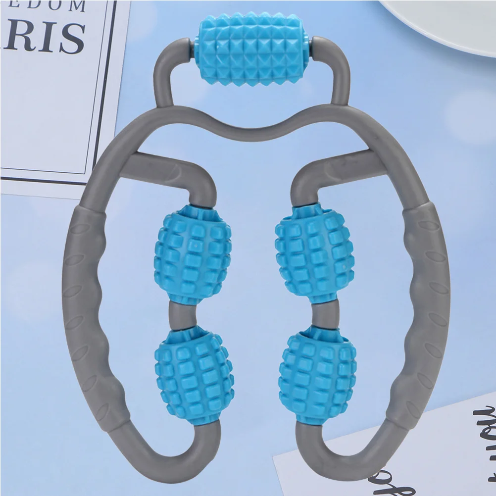 

Roller Foam Muscle Deep Rolling Cellulite Stick Relaxer Hand Held Shaft Trigger Wheels Pin Myofascial Release Calf Tissue Point