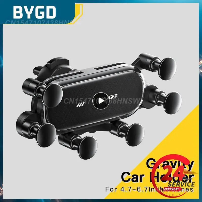 

Easy Pick And Place Car Gravity Bracket 4.5-7 Inch Car Mobile Phone Holder One-hand Operation Easy Installation Practical