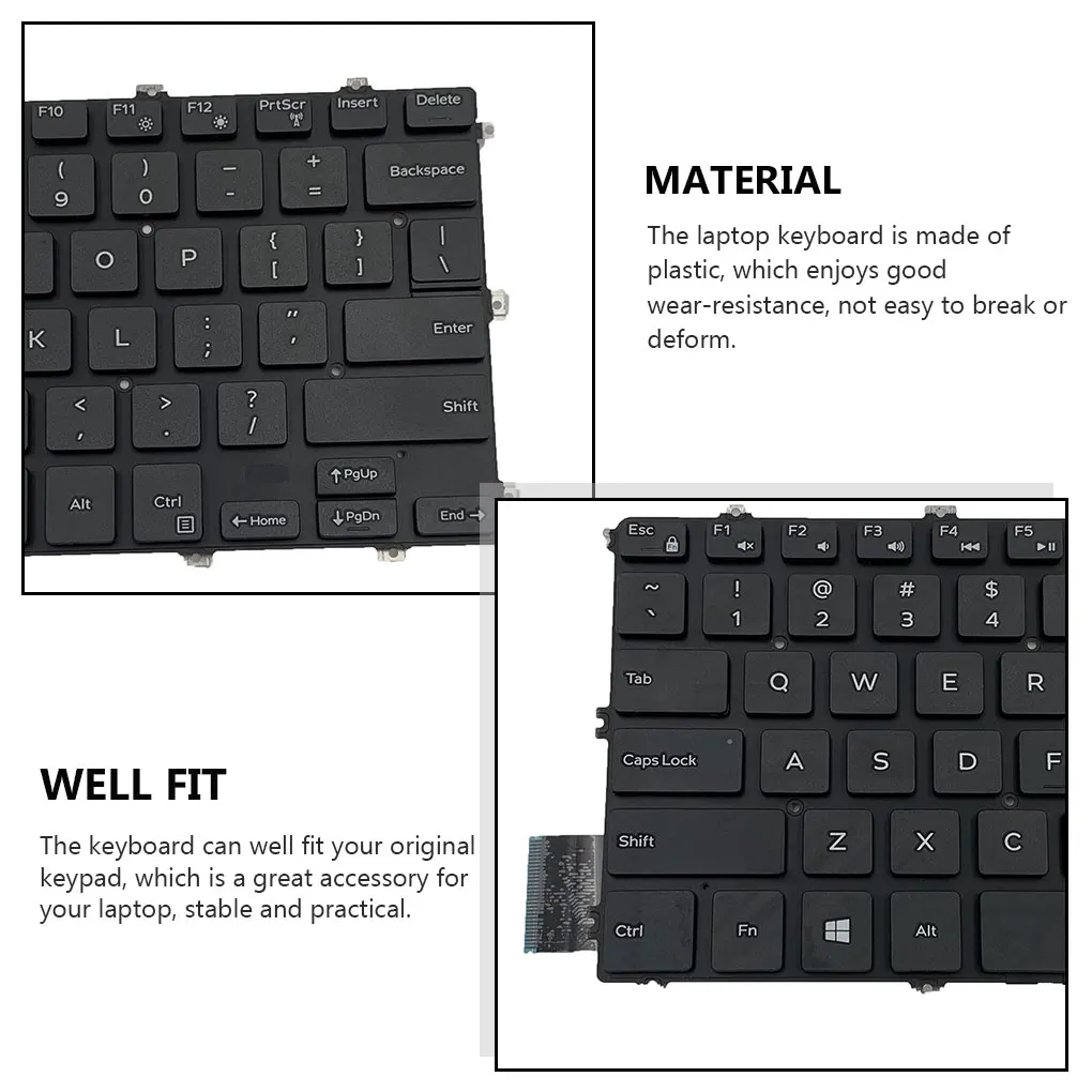 

Laptop Keyboards Computer Replace Part Replacement for Dell Vostro 3400