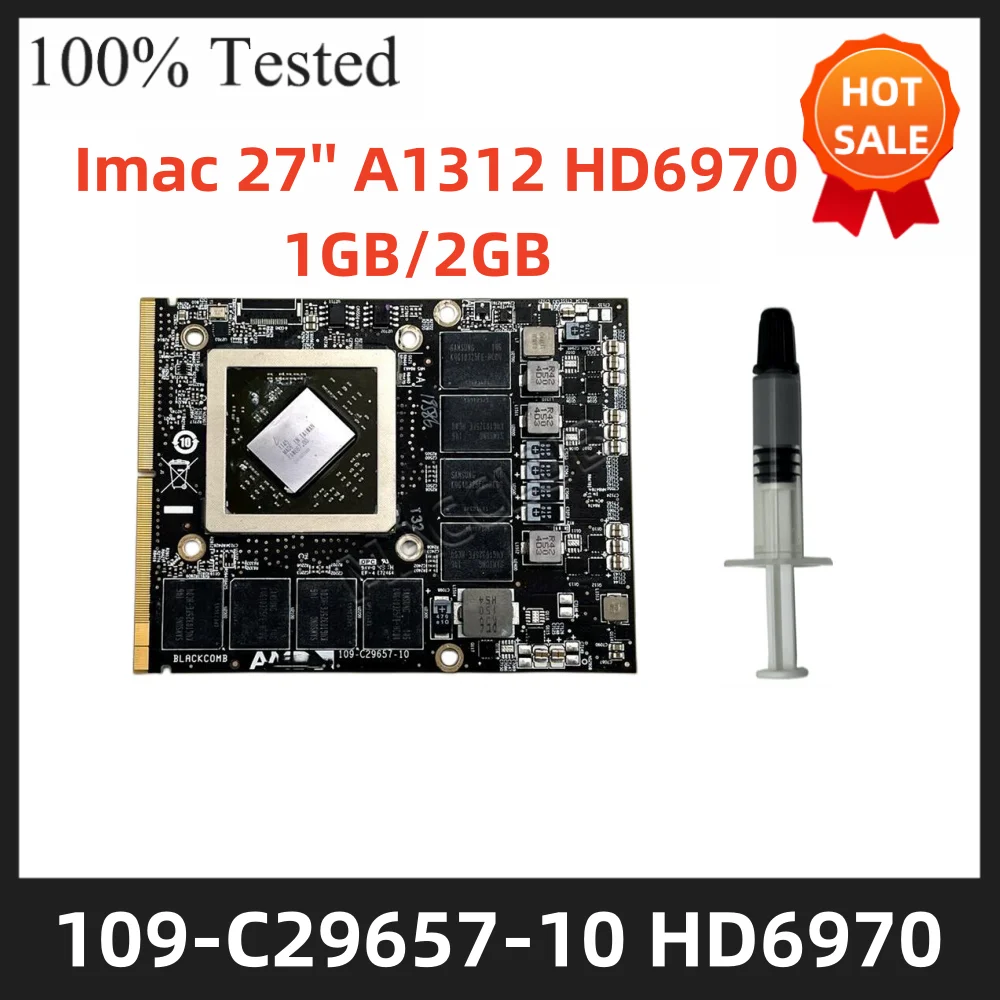 Видеокарта HD6970M 1 ГБ 2 109-C29657-10 216- 0811000 Графическая карта VGA для видеокарты iMac 27