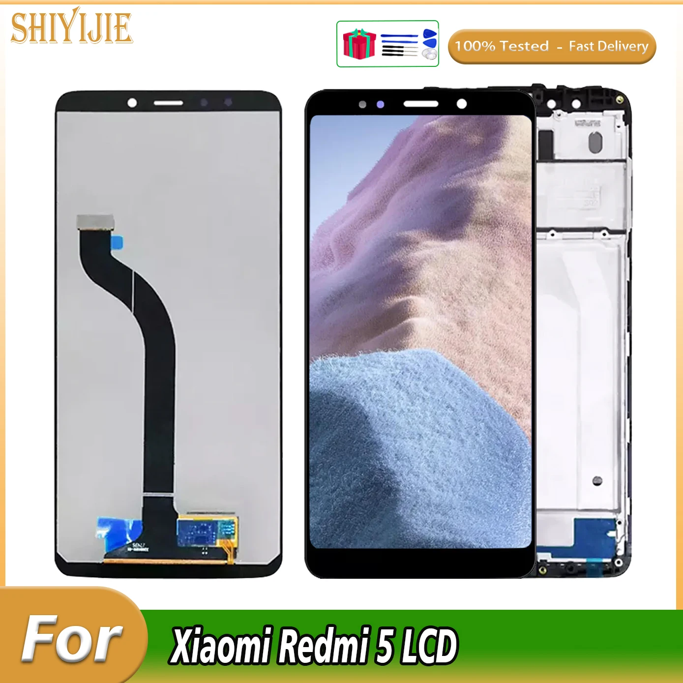 5,7 'Оригинальный ЖК-дисплей для Xiaomi Redmi 5, сенсорный экран для Redmi5 MDG1 MDI1, сменный экран/рамка, дигитайзер в сборе