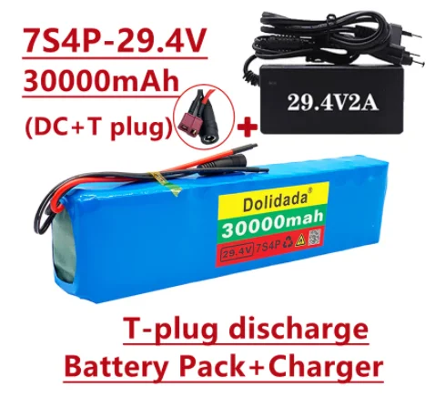 Литий-ионный аккумулятор 7s4p 2022 mAh 30000 v 27 4 для велосипеда и скутера электрический