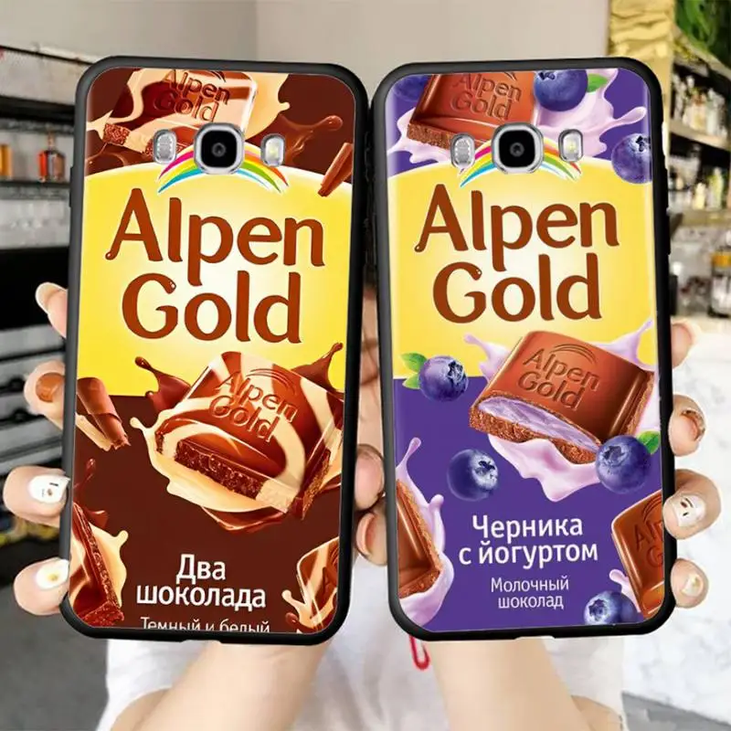

Funny Chocolate Russian Phone Case for Samsung J 2 3 4 5 6 7 8 prime plus 2018 2017 2016 core