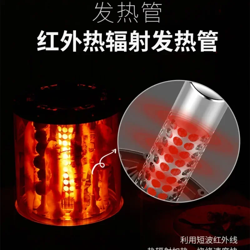 Домашний таймер электрическая барбекю баранина кебаб самообслуживающаяся