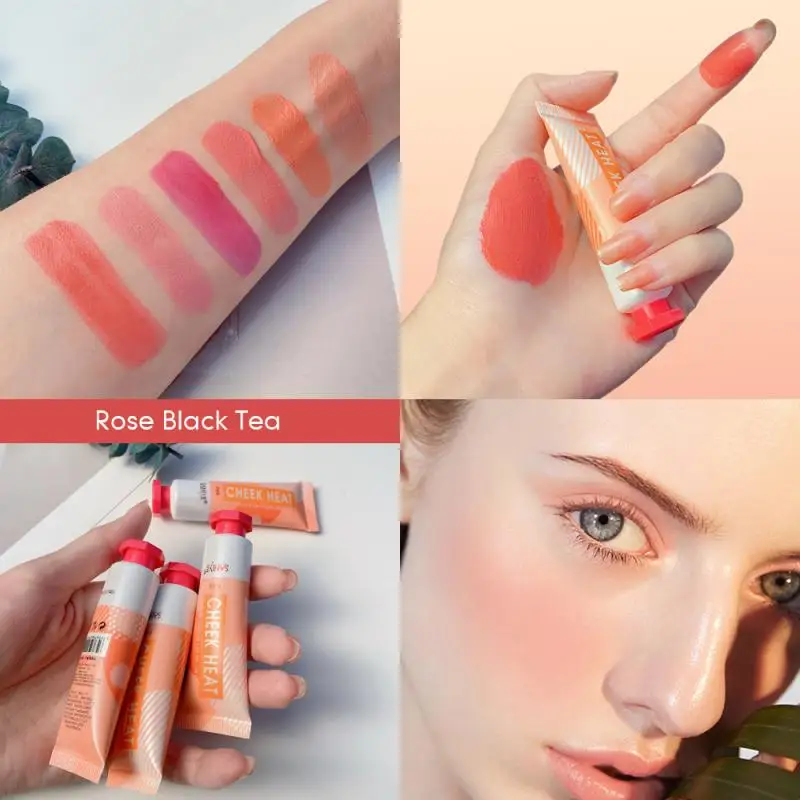 

Velvet Matte Liquid Blusher Facial Pigment Long-lasting Natural Cheek Contour Blush Brightens Makeup Cosmetics