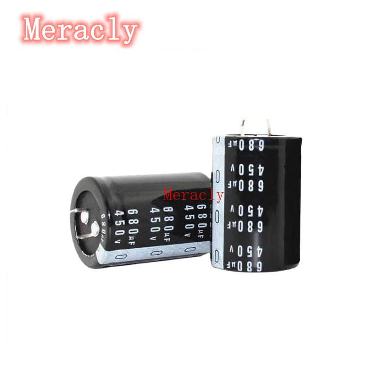 

High frequency low resistance 450V 680UF aluminum electrolytic capacitor 20% 35*50MM