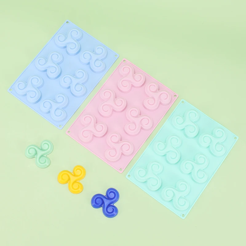 

Jade Ruyi Shaped Cake Mold Kitchen Accessories Baking Tool Silicone Mould Pastry Pudding Jelly Chocolate Soap Candle Maker