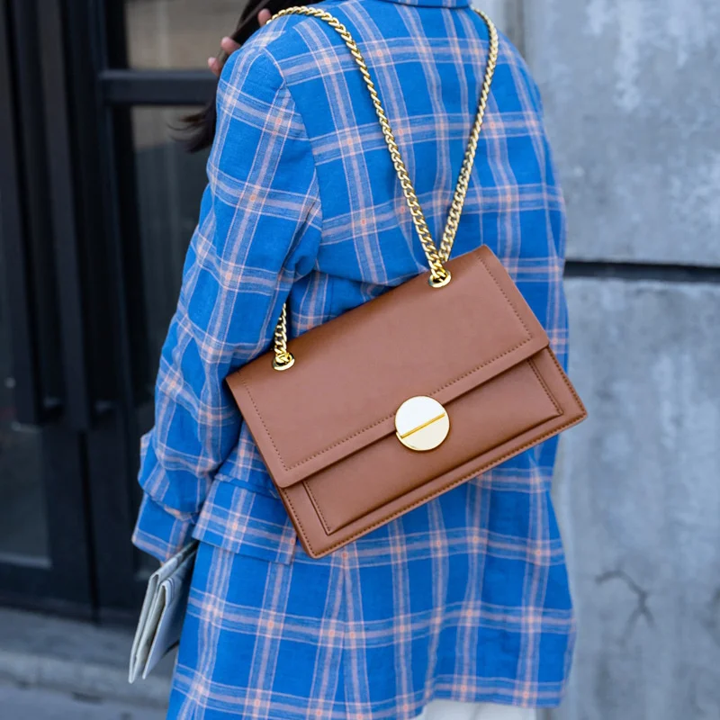 

high quality luxury brand Tiktok Live Network Red Chain Fashion Small Square 2023 New Versatile Crossbody Shoulder Leather Women