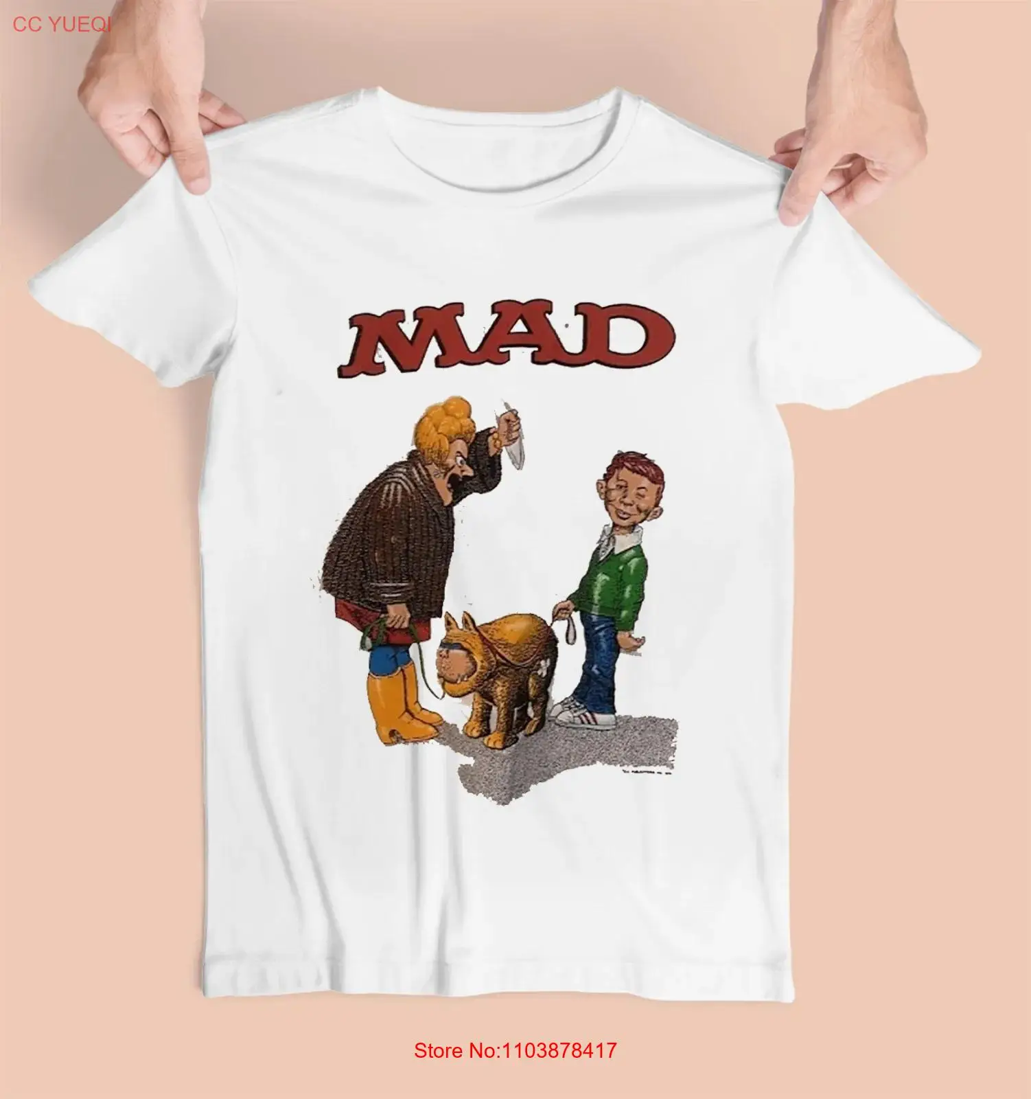 Футболка с чехлом Al Jaffee размер S M L 234XL ZZ533