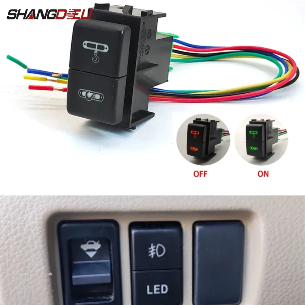 1-комп. светодиодный двойной переключатель крюк для грузовика кнопка включения и