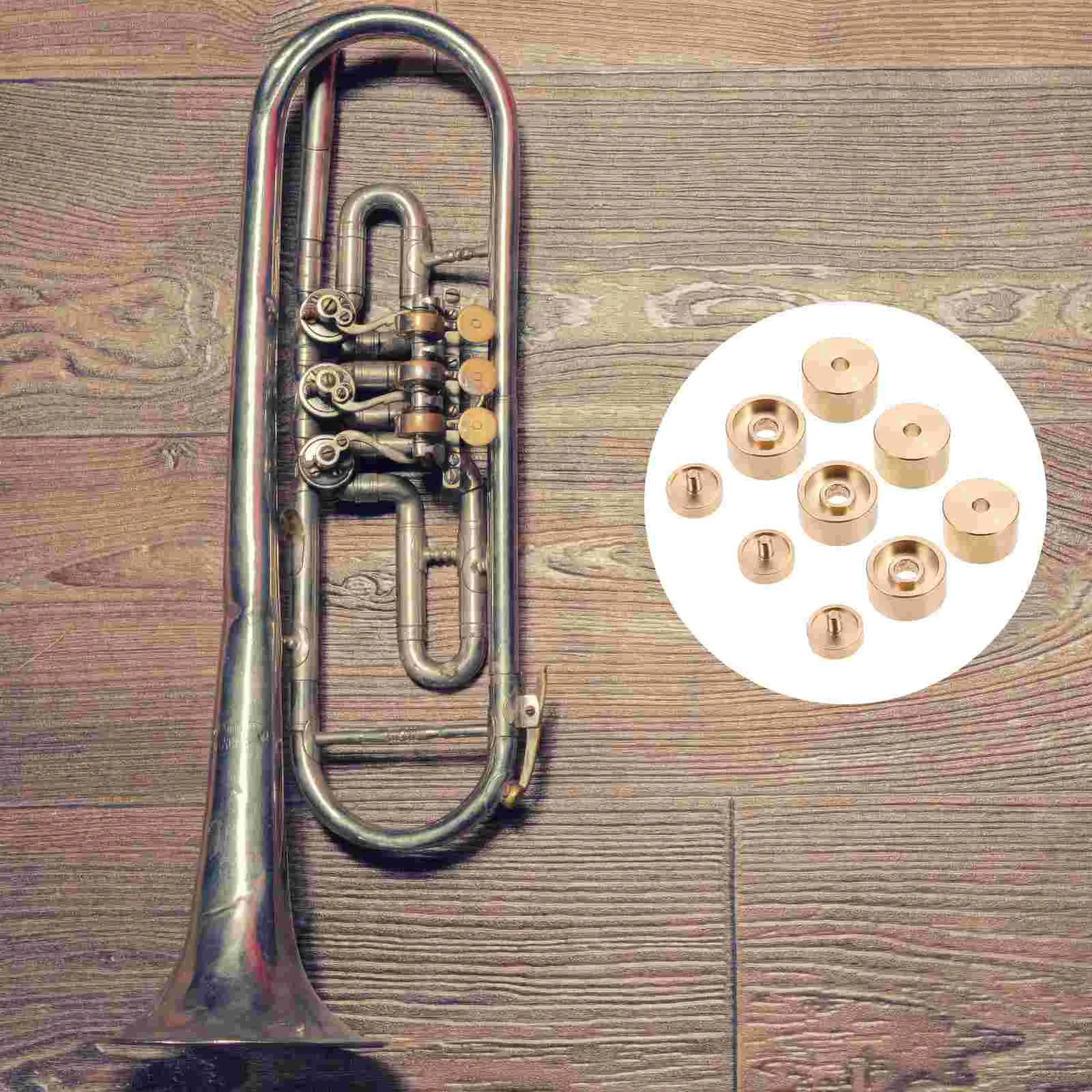 

Small Upper Lower Cover Musical Instrument Accessory Copper Trumpet Button Useful Tool Creative Press Specialty Tools Buttons