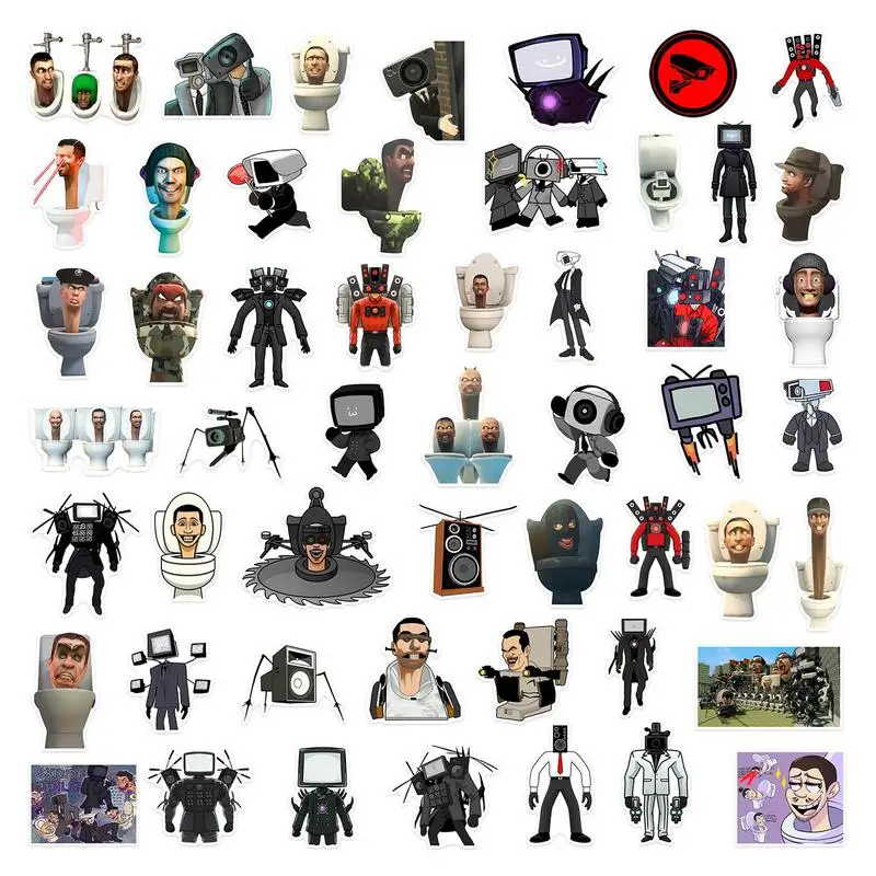 

Funny Cartoon Sticker 50PCS Mobile Phone Kids Toys Decals Funny Cartoon Sticker For Scrapbooks Phone Cases Water Bottles Laptops