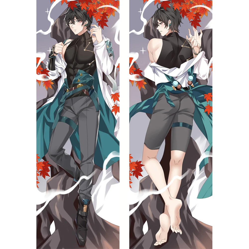 

Honkai Star Rail Dakimakura Anime Sexy Pillow Case Dan Heng Himeko Double-sided Print Body Pillowcase Gifts