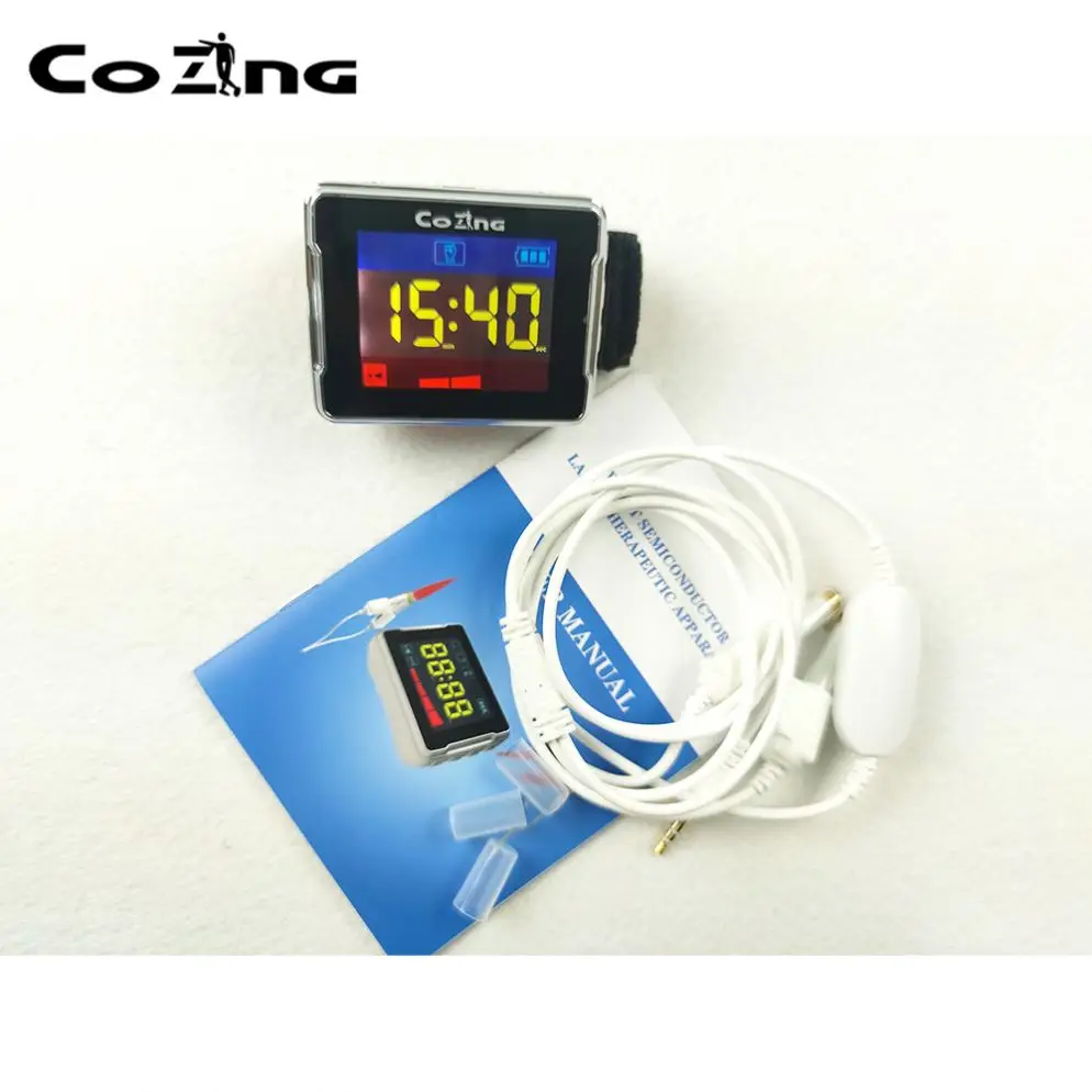 

Elderly Care 660nm Semiconductor Red Blue Laser Watch