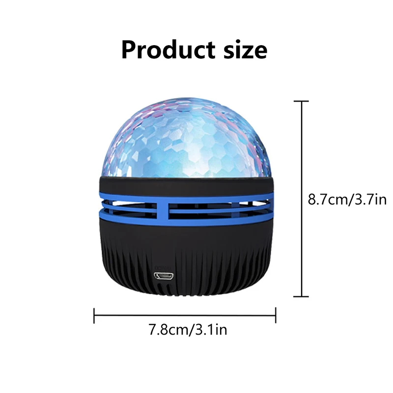 Ночник с проекцией звездного неба и USB проектор звездной Галактики украшение
