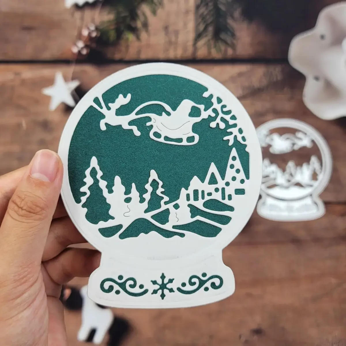 Все виды рождественских украшений металлические Вырубные штампы для