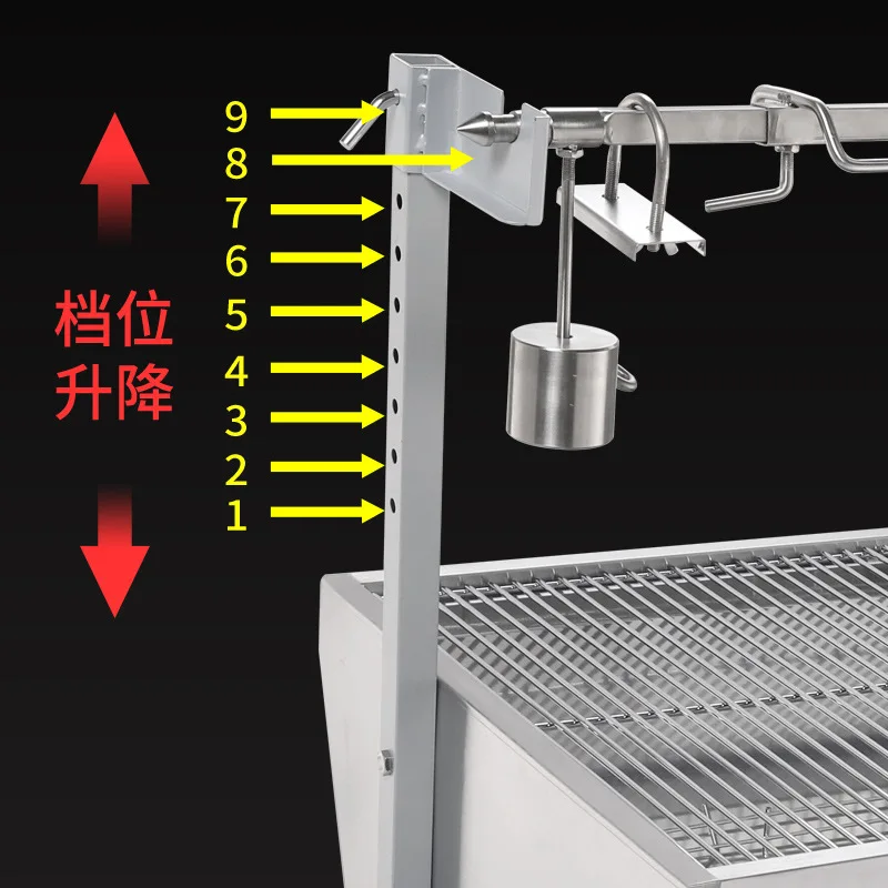 Полностью автоматический коммерческий гриль для жареной и впитывающей свиньи
