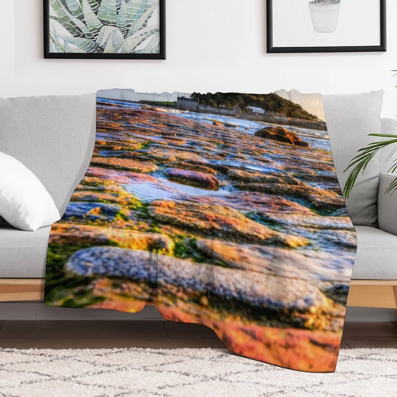 Маразион маразион декоративное плюшевое одеяло для дивана в клетку