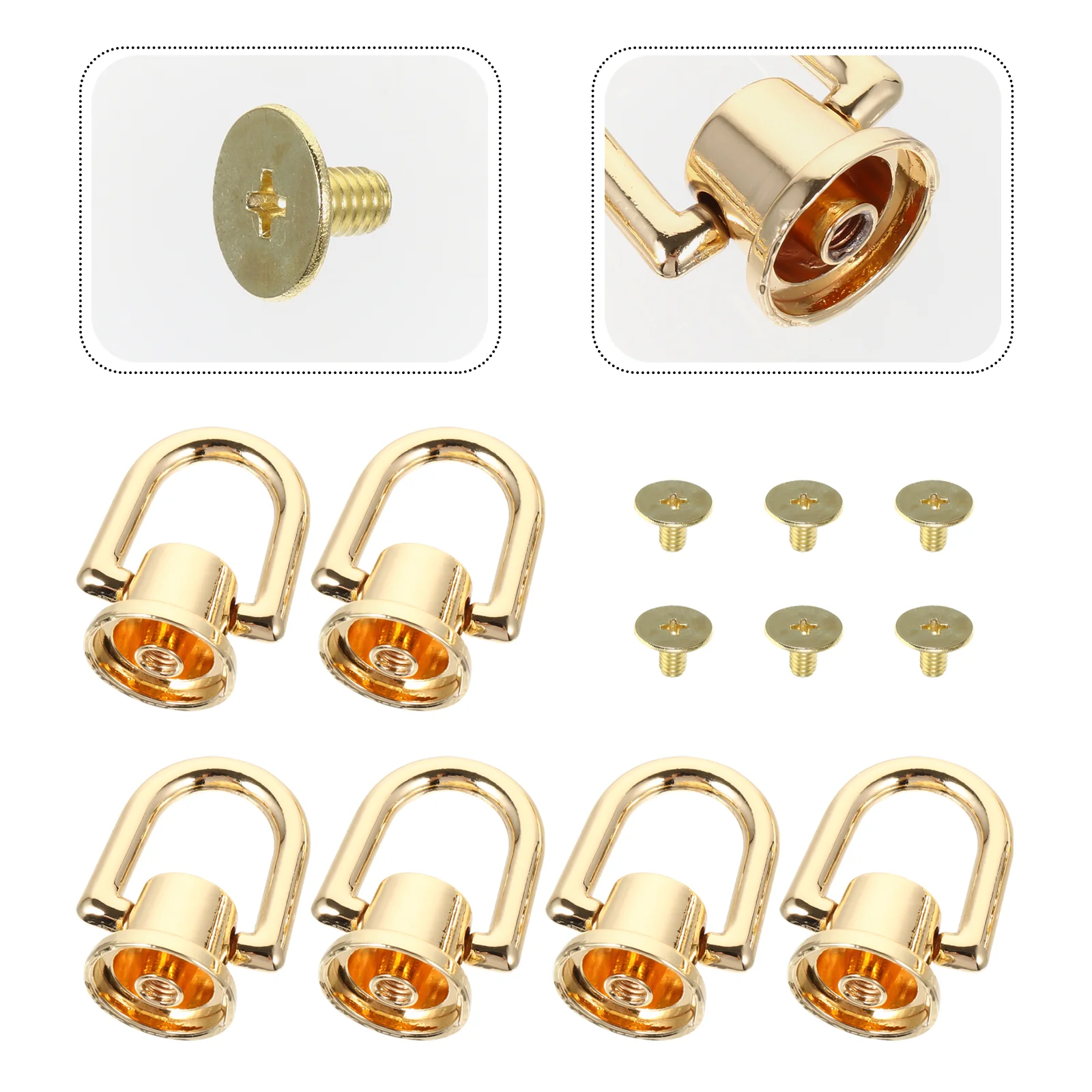 

Ring D Buckle Purse Lock Swivel Bagclasp Snap Clasps Stud Closure Luggage Metalrivets Brass Buckles Chicago Post Forhook