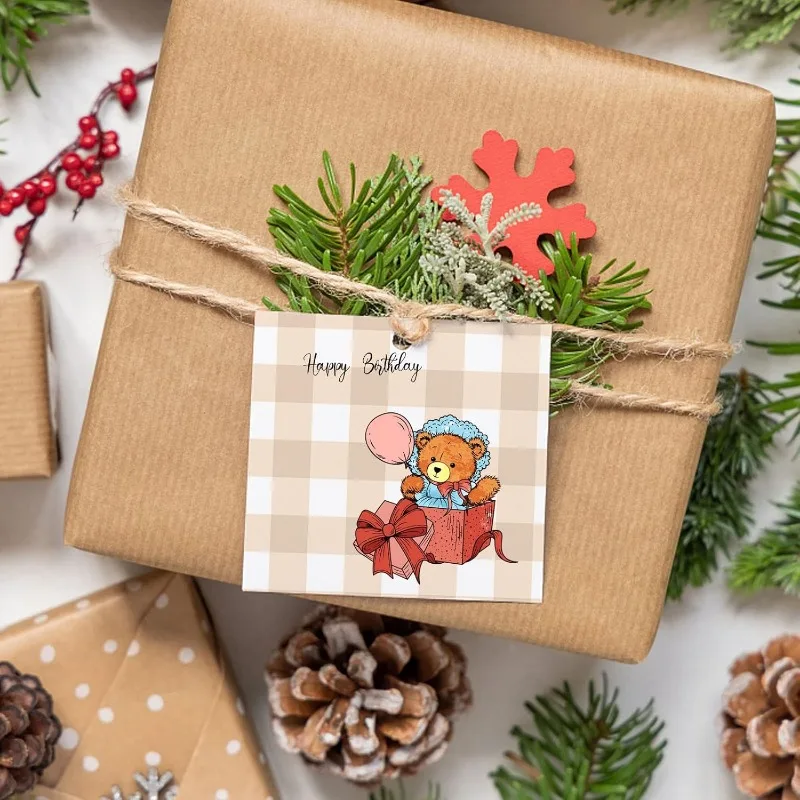 Прозрачный силиконовый штамп в виде медведя Тедди