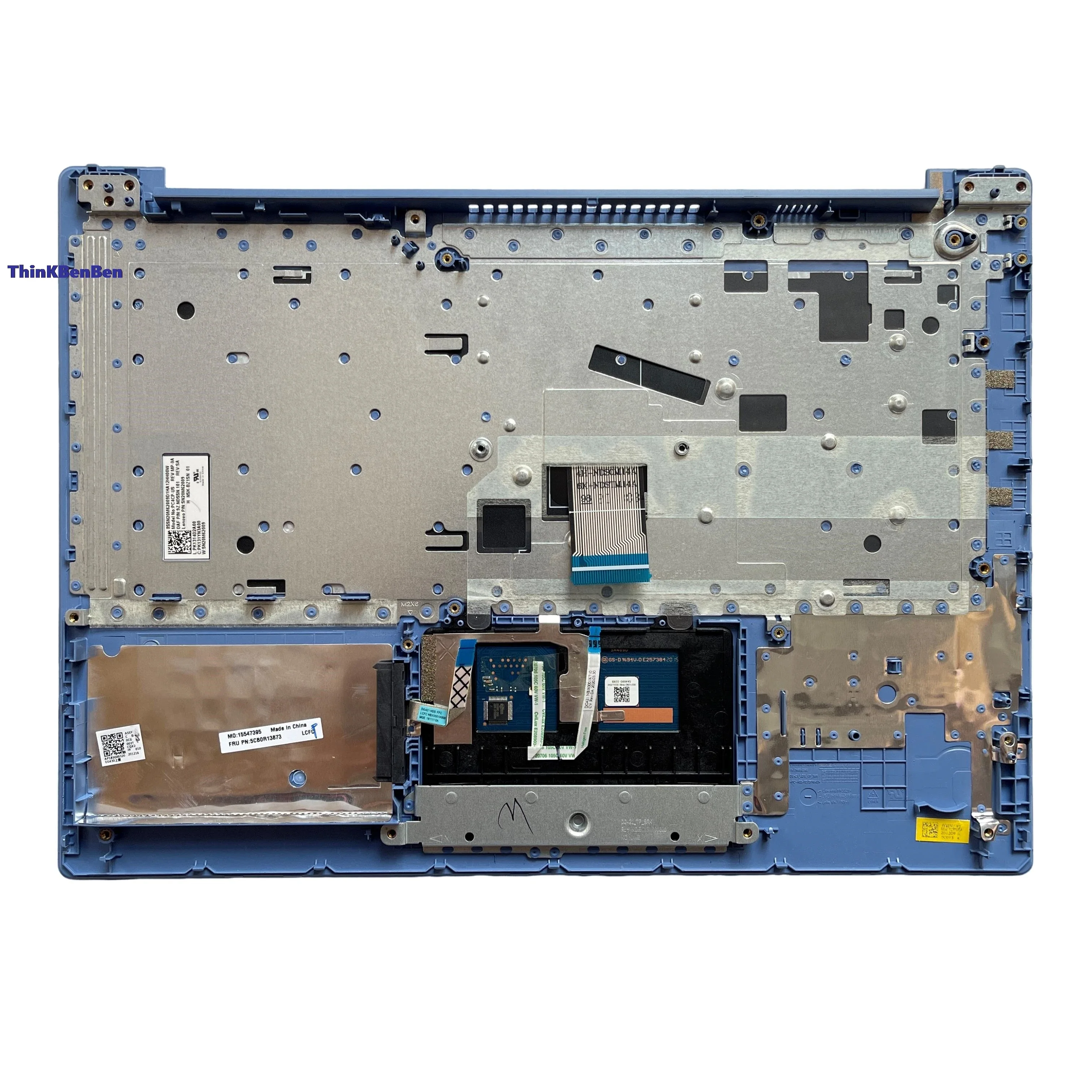 Фото Клавиатура LAS Latin Spanish Blue, верхняя часть корпуса с подставкой для рук, для Lenovo Ideapad 330 14 14AST 14IKB 14IGM 5CB0R13826 №4