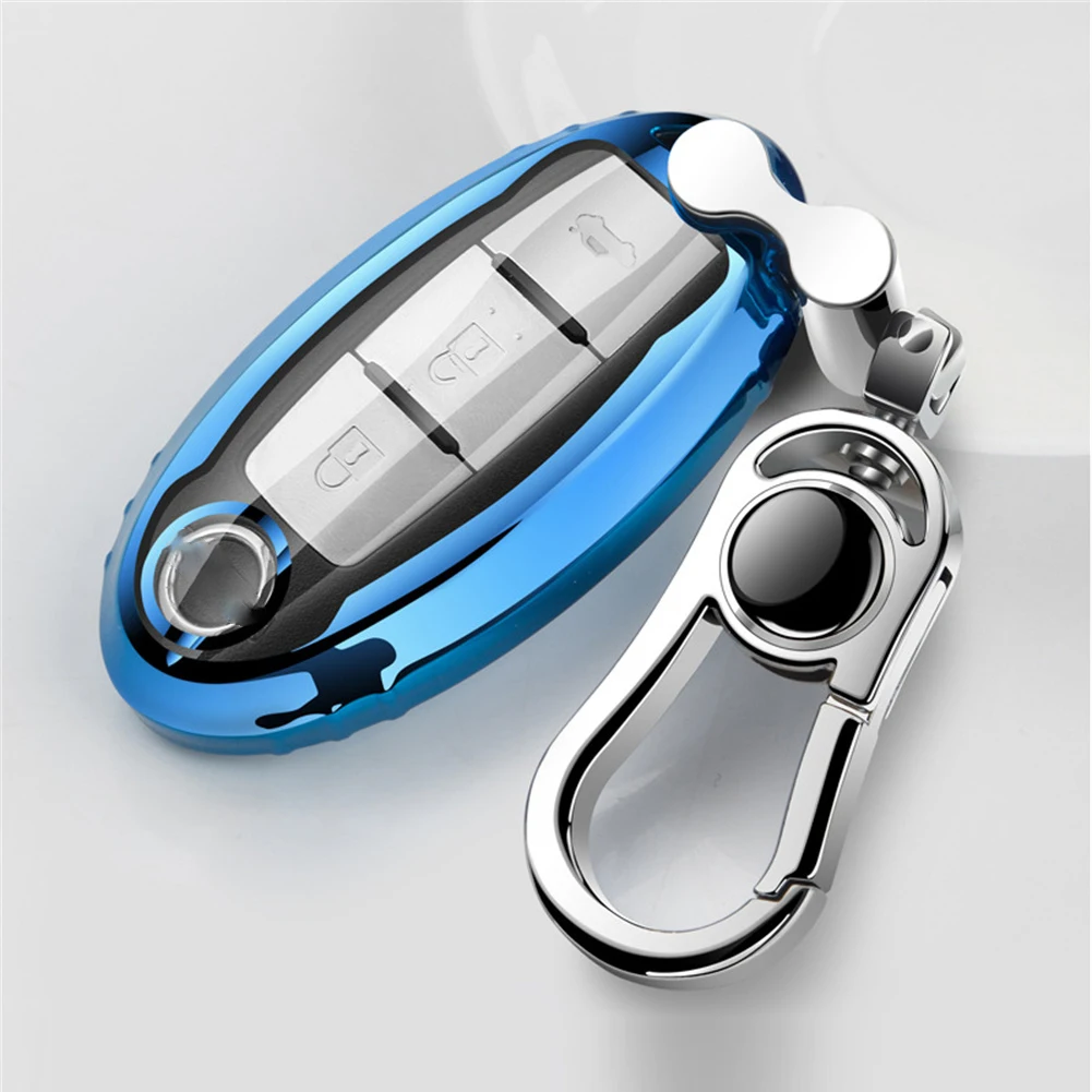 

1x Car Full TPU Car Key Case Cover FOB For Nissan Altima Maxima Sentra Teana 2007-2018 Exterior Parts Key Shell TPU Tools