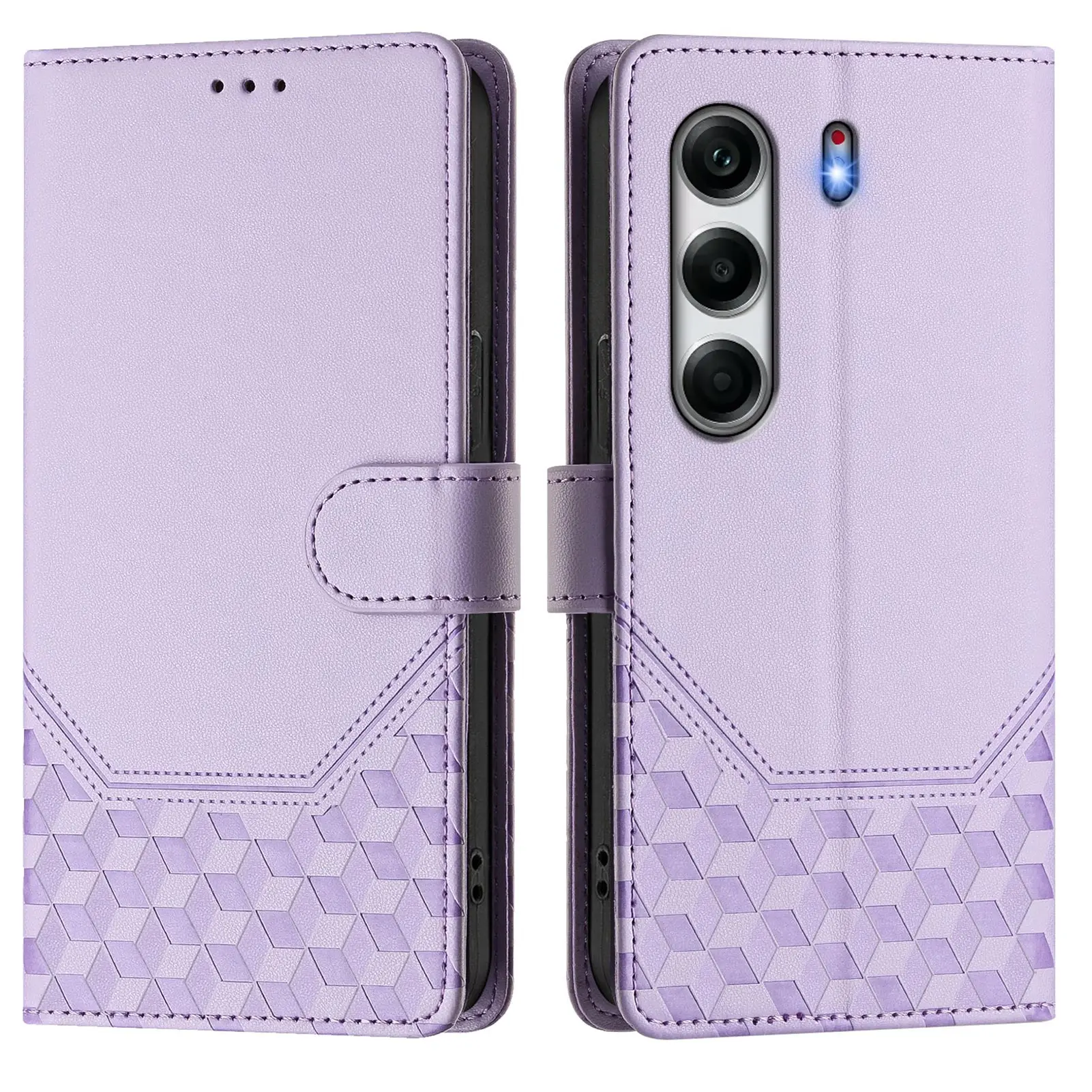 Фото Чехол-флип для Tecno Camon 40 Pro 5G / Tecno Camon 40 Premier / 40 Pro 4G Classic, кожаный, с тиснением, кошелек-бумажник, задняя крышка №2