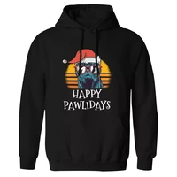 hooded mens happy pawliday cat fashion hip hop sweatshirts and hoodie leisure clothing tops retro polyester tracksuits homme