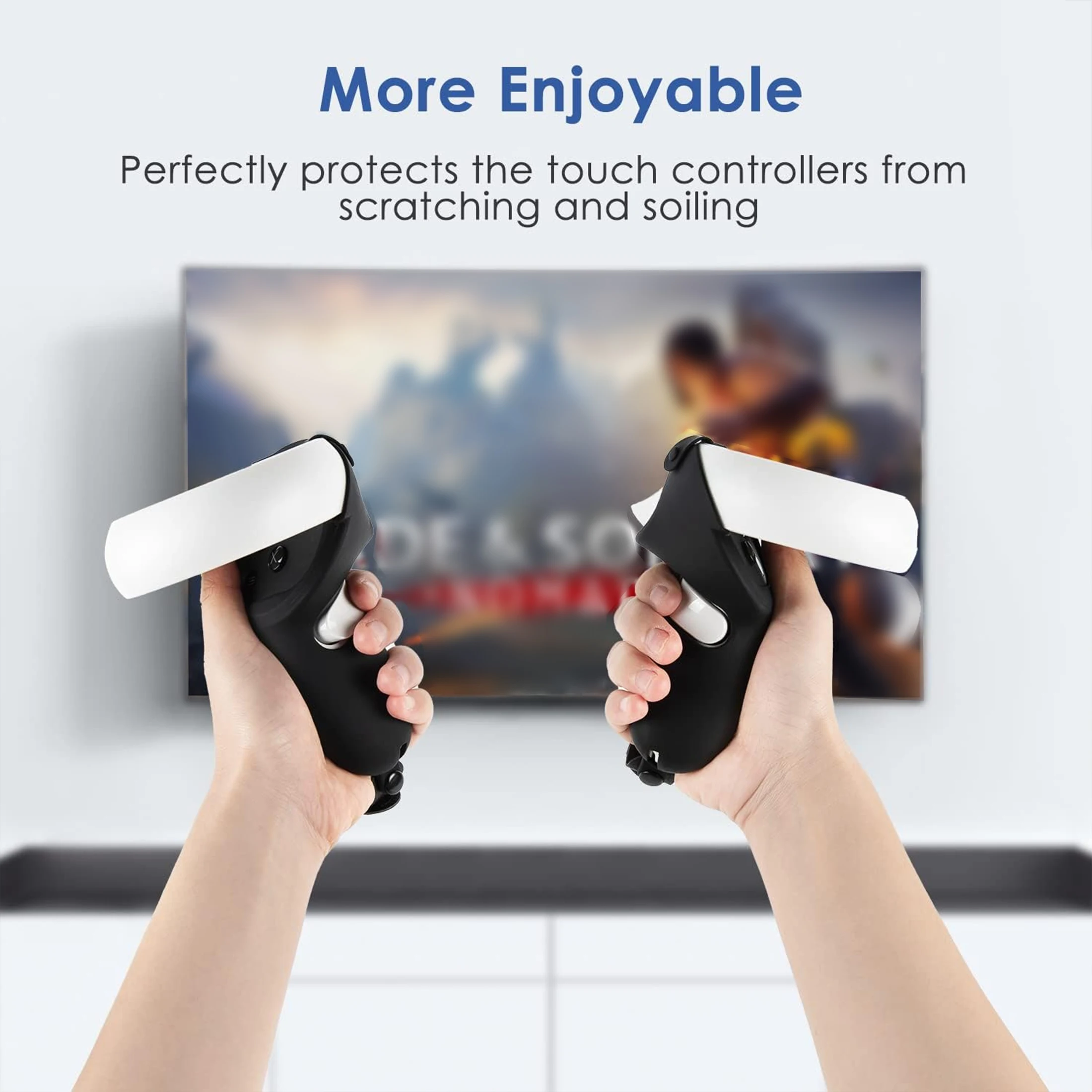 Чехол для ручек контроллера HUADAI совместимый с аксессуарами Quest 2