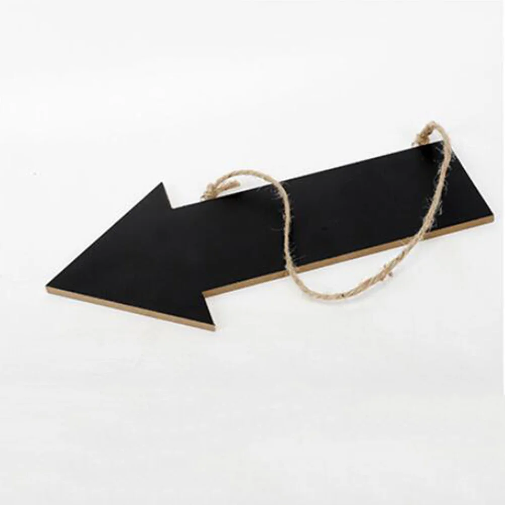 

3pcs Practical Wooden Shaped Chalk Board Wooden Office Signs for Wedding Party