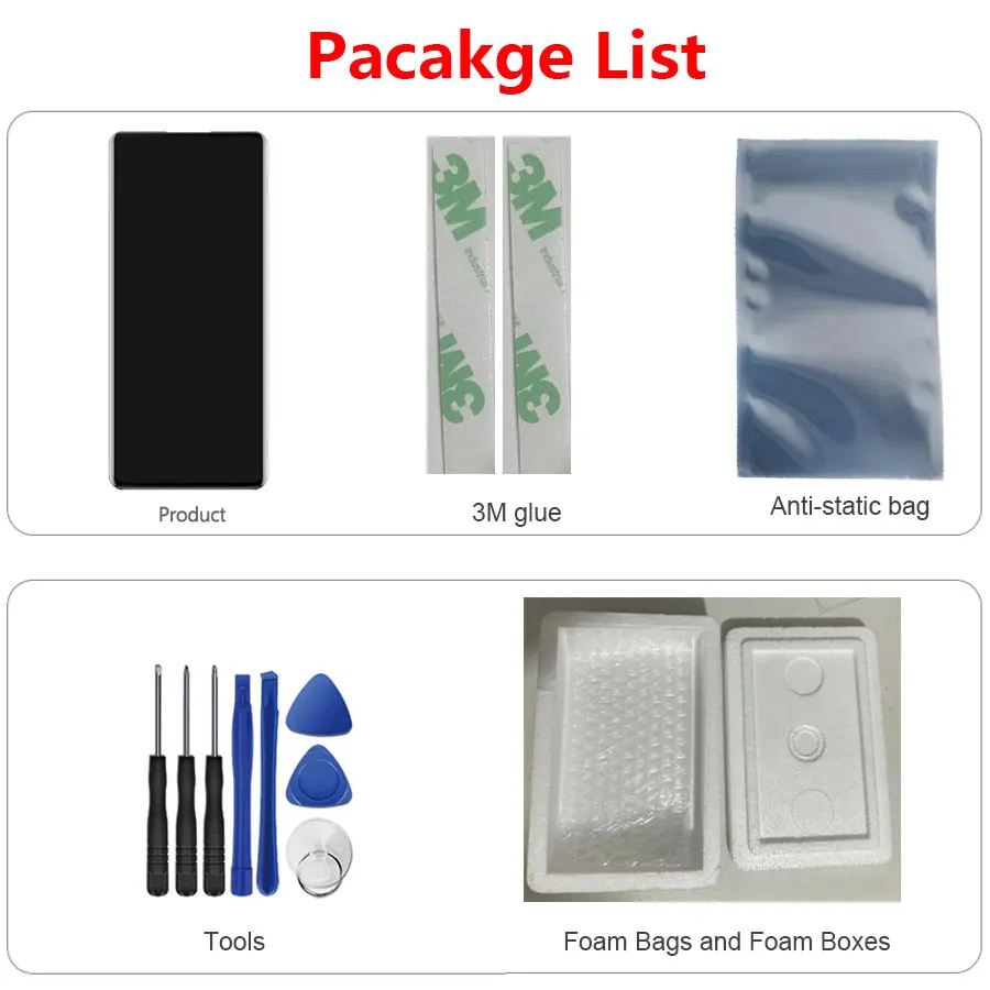 Motorola Razr 2019 XT2000-1/2 6 2-дюймовый ЖК-дисплей С Преобразователем Сенсорного Экрана