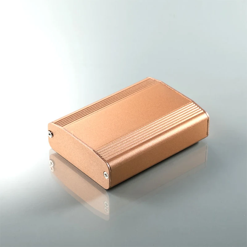 

61*22,4*80 мм алюминиевый корпус, корпус источника питания для инструментов, коробка для печатной платы, сделай сам, железо, серый/золотой цвет, промышленная экструзия