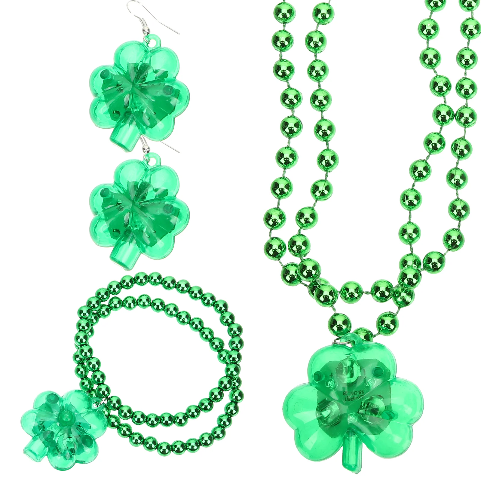 

Necklace Day St S Patrick Shamrock Patricks Festive Bracelet Up Costume Leprechaun Gifts Green Lucky Decor Women Leaf Costumes