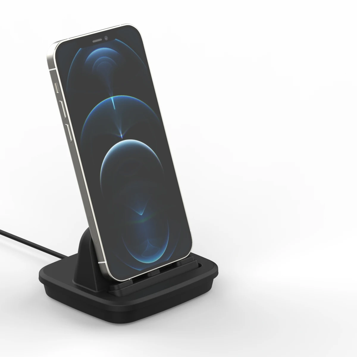 Фото Зарядная станция Type-C для iPhone 17, 16, 15 ProMax: быстрая зарядка USB-C устройств, синхронизация, плоская подставка для Type-C №1