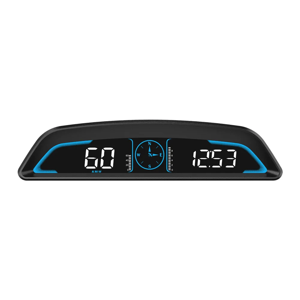 

Windshield Electronic Accessories Black Auto Hud Display Car Projector Alarm Head Up Electronic Accessory Black