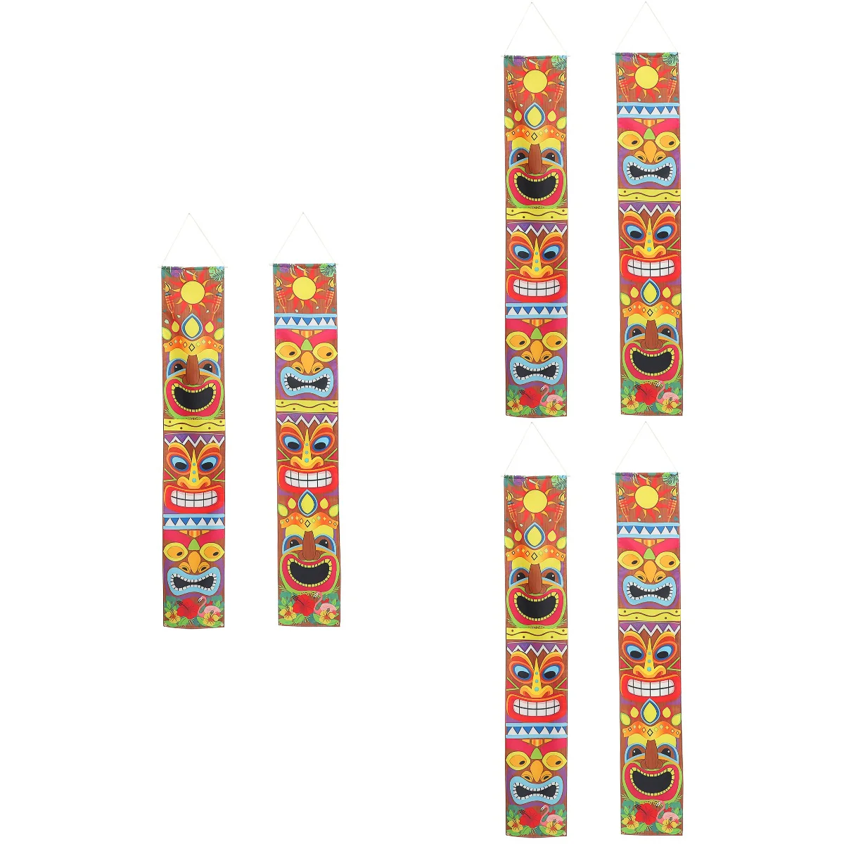 

Декорации участник Luau, баннер, Гавайский тики, крыльцо, Алоха themedsupply, дверной подвесной знак
