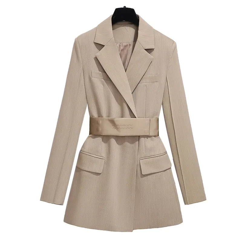 Хорошее качество платье цвета хаки новое осеннее деловое повседневное