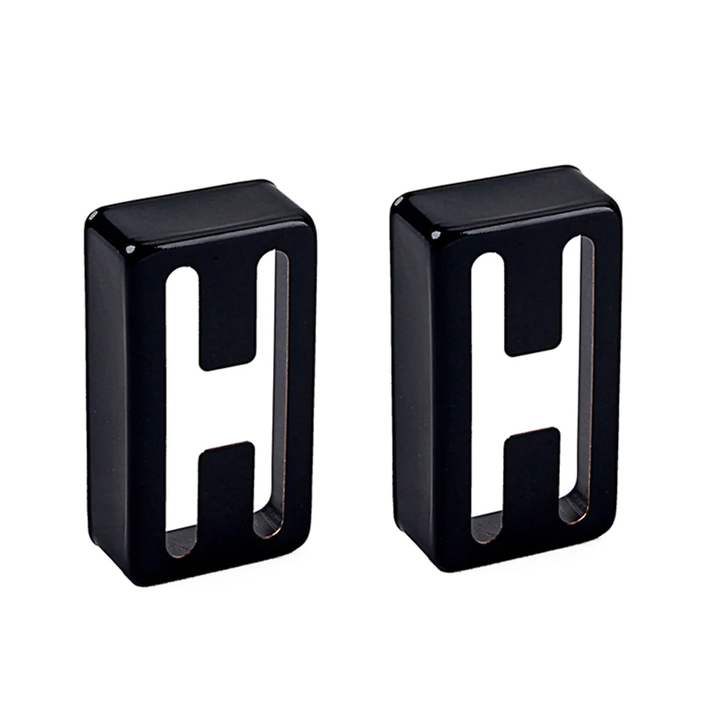 

2pcs Pickup Cover Black GB312A Hole Guitar Parts Pickup Cover for Bass Guitar