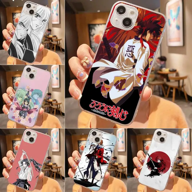 

Anime Rurouni Kenshin Phone Case For Iphone 7 8 Plus X Xr Xs 11 12 13 Se2020 Mini Mobile Iphones 14 Pro Max Case