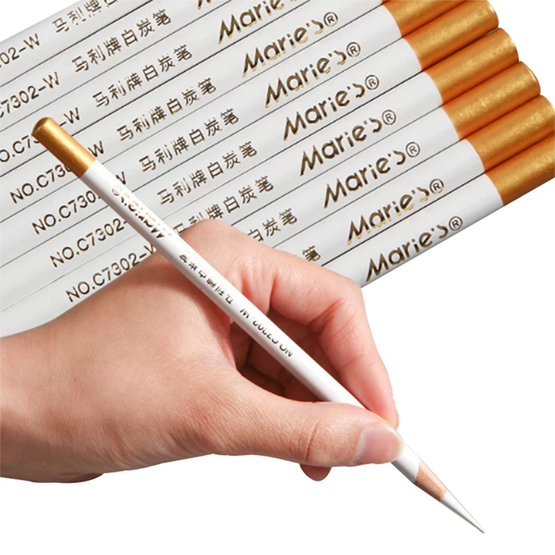 Brush Sketch Highlight Pen Painting Tool Soft Medium Hard Charcoal Pen Art Supplies