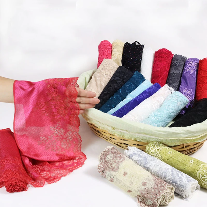 

10meters Elastic Lace Stretch Lace Fabric DIY Bra Sewing Crafts Ribbon Lace for Clothes Accessories Needle Work