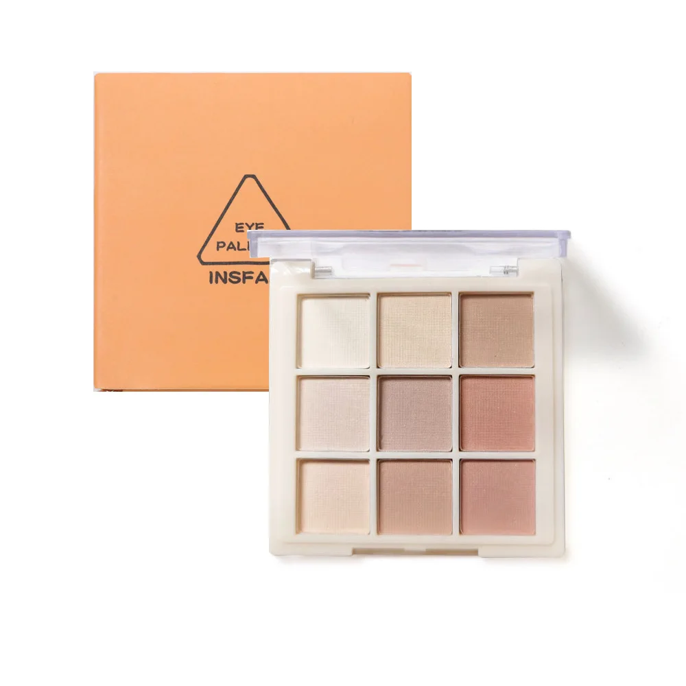 

Makeup Makeups Combo Pearlescent Matte Priming Waterproof Universal Eye Shadow 9-box Grid Makeup Free Shipping Surprise Price