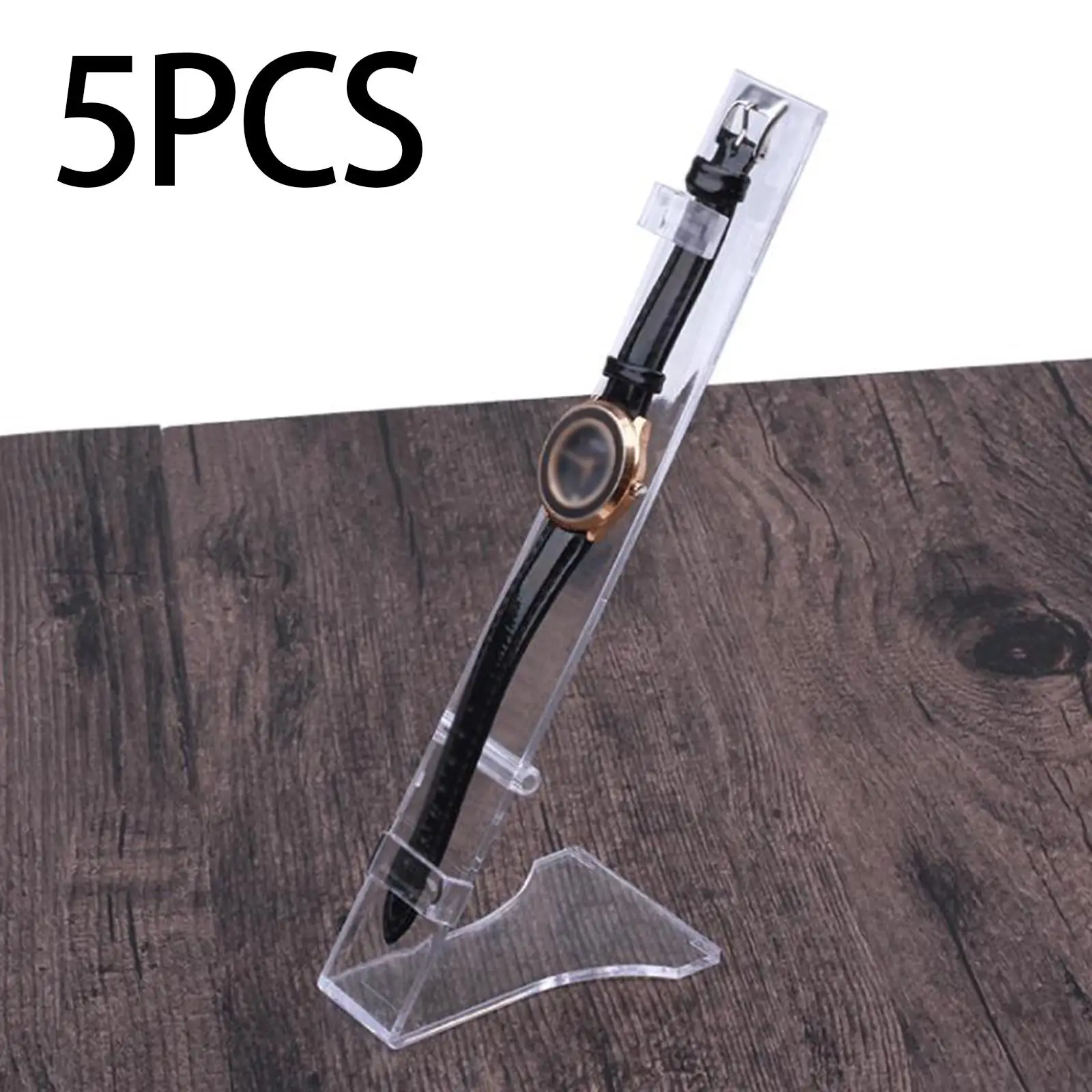 

Прозрачная акриловая подставка для часов, 5 шт., стабильная Подставка для хранения, подставка для часов для магазина, розничная продажа, кухонный стол