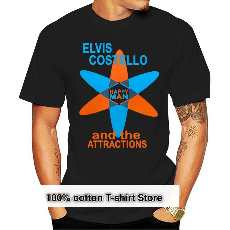 

Elvis Costello Get Happy Cool Unisex T Shirt B422 Fitness Tee Shirt