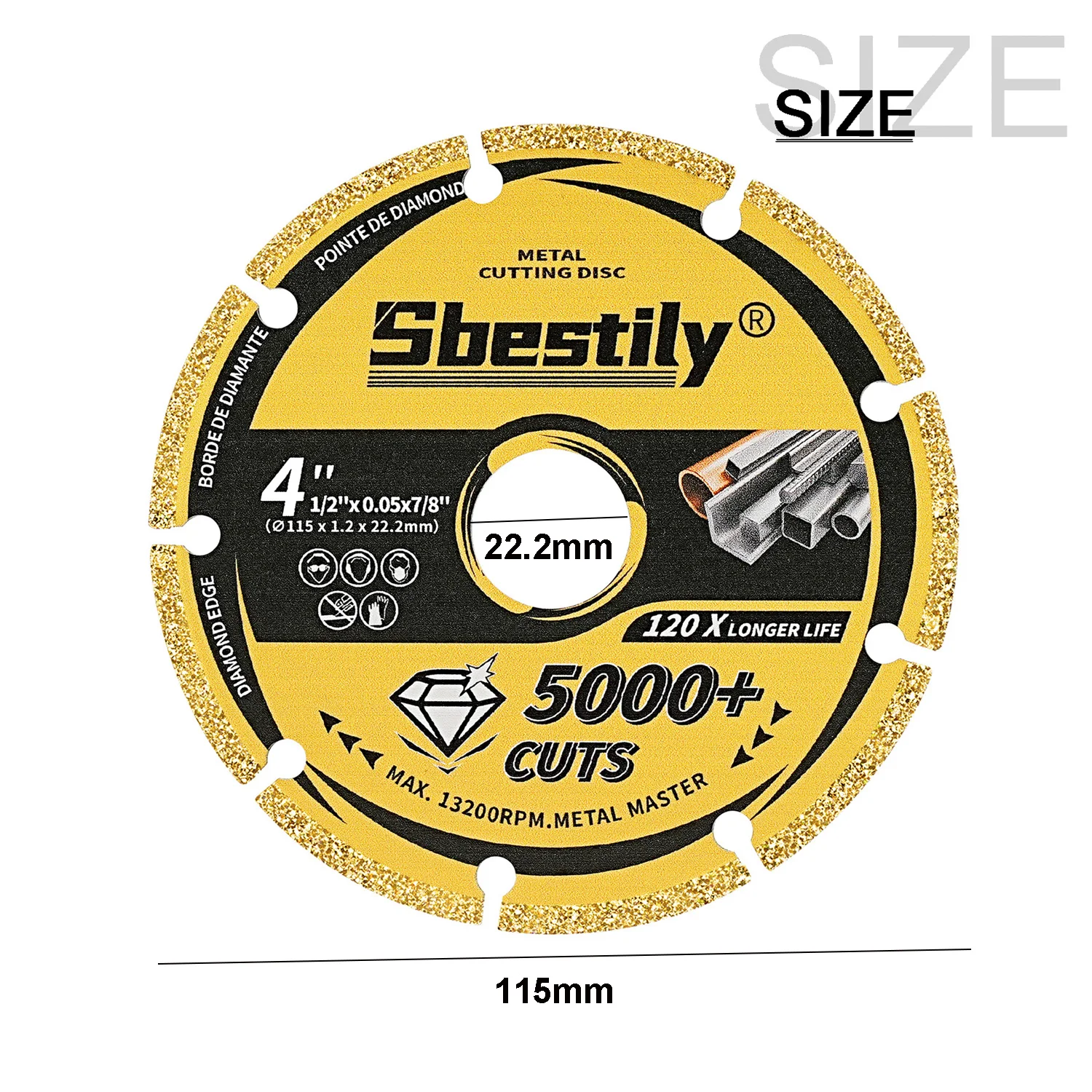 Высокоскоростной шлифовальный круг 2 5 дюйма отрезной диск для металла
