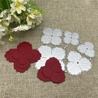 3 flowers frame metal cutting dies mold round hole label tag scrapbook paper craft knife mould blade punch stencils dies